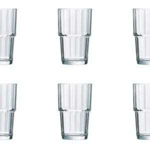 Set 6 bicchieri Norvege impilabili 0,27lt