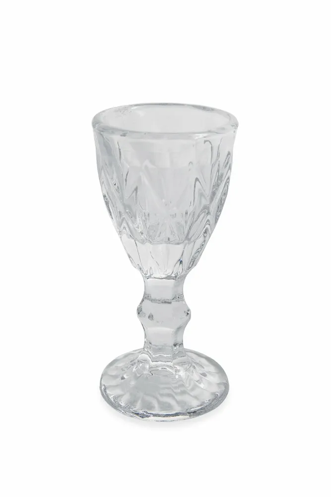 Set 6 Bicchierini per Liquore Ø5x10,5 cm Vetro Villa d'Este Home Tivoli Prisma