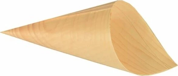 Set 12 Coni Finger Food Fibra Di Pioppo Catering Aperitivo 22,5 X 15,5 Cm