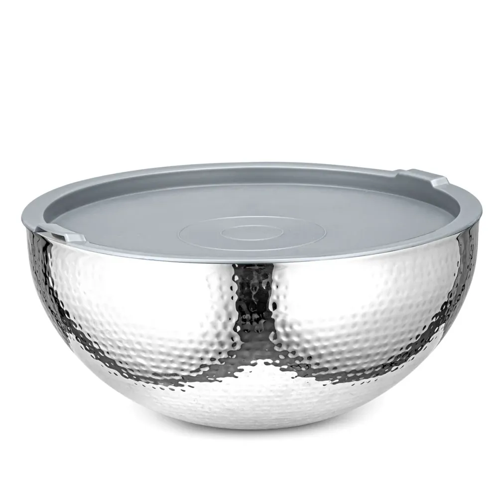 Set contenitori da cucina moderni acciaio inox martellato - Fashion