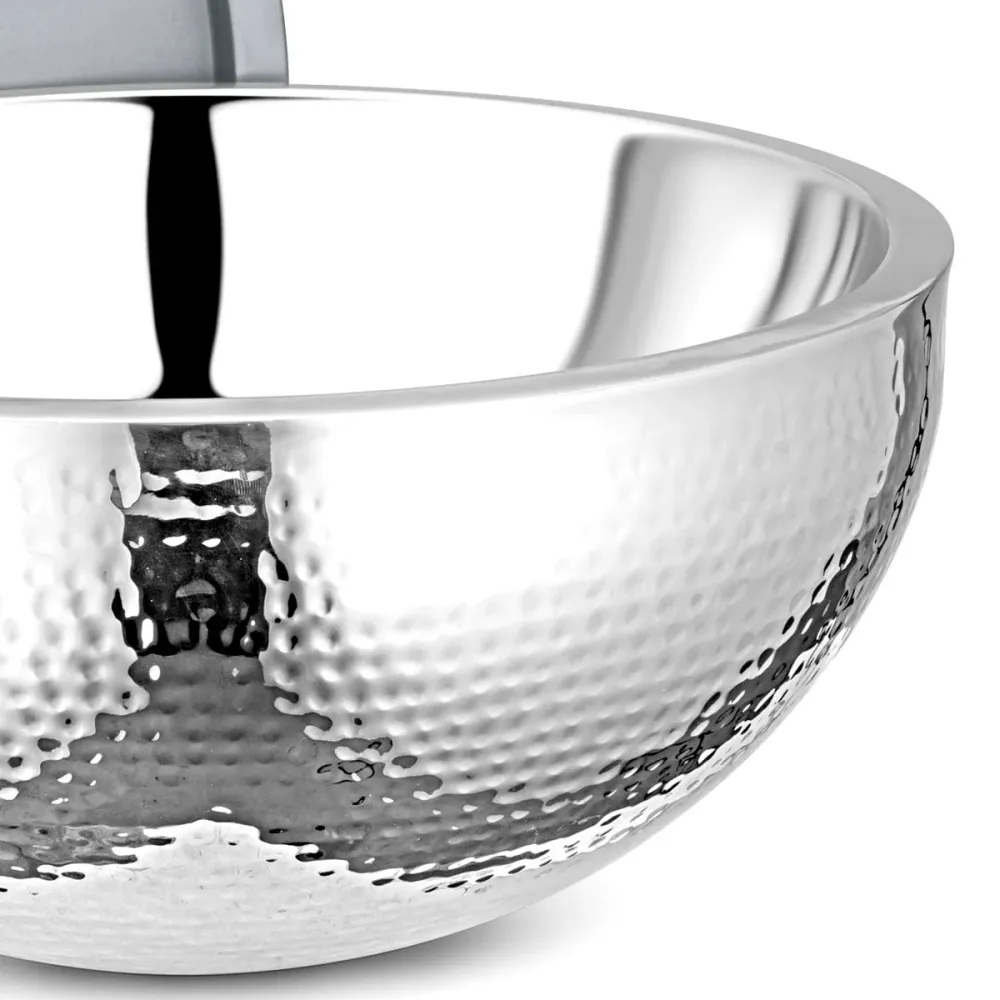 Set contenitori da cucina moderni acciaio inox martellato - Fashion