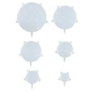Set da 6 coperchi flessibili antischizzo d.6/9/11/14/16/20cm marchio alpina