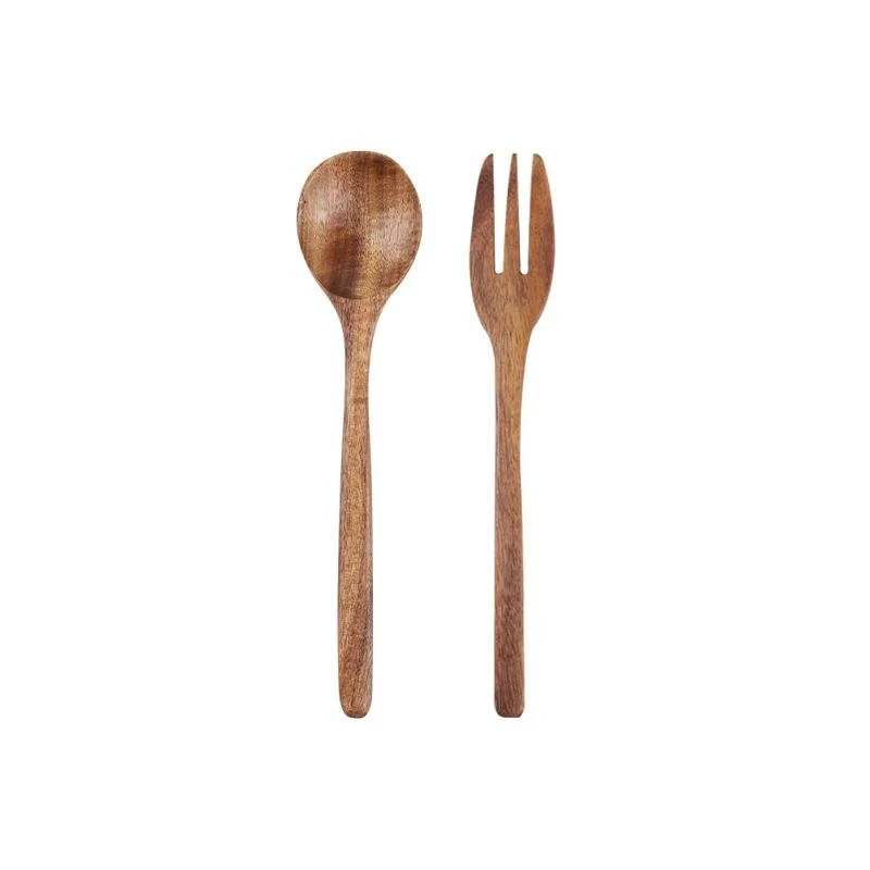 Set di 2 Cucchiai e Forchette Burlywood