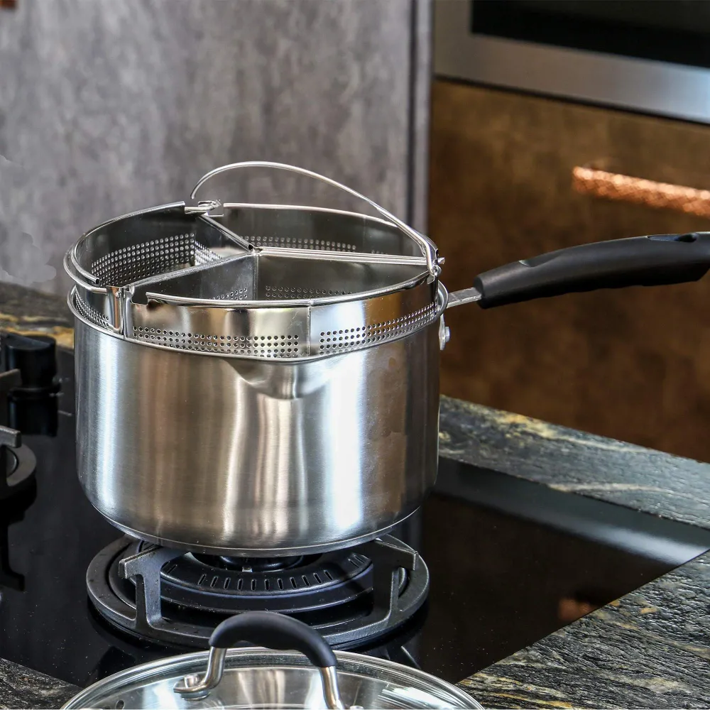 Set di 3 divisori casseruola con maniglie | Stoccaggio Stoviglie da cucina...
