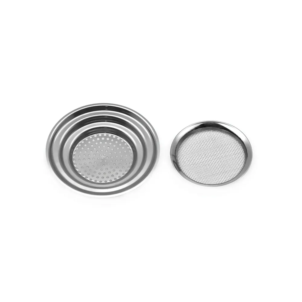 Set 2 Filtri Per Olio E Salse Acciaio Inox