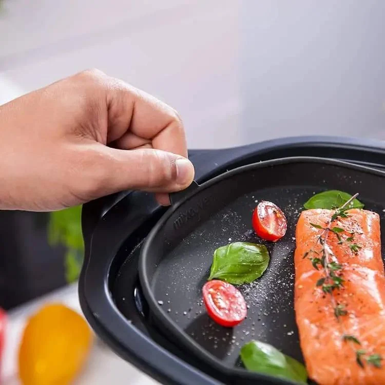 Set flessibile per Monsieur Cuisine | Stampo per cottura vapore, FlexiSpatel verde piccolo + grande