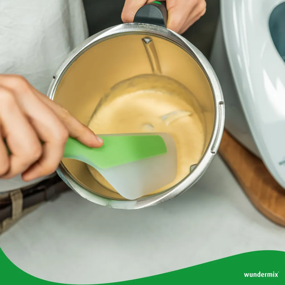 Set flessibile per Monsieur Cuisine | Stampo per cottura vapore, FlexiSpatel verde piccolo + grande