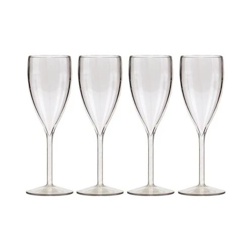 Set 4 Flute per champagne Tritan
