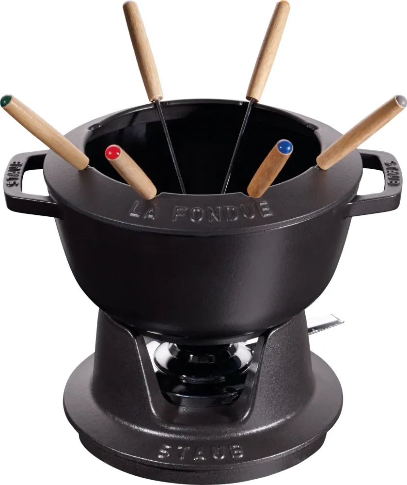 Set fonduta con 2 manici 20 cm