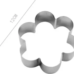 Set 2 Pz Forme Per Dolci Biscotti Fiore Stampini Decorazione Torte 12 Cm 98930