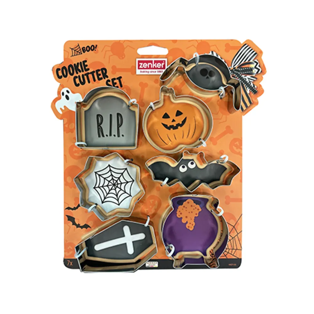 Set di 7 formine taglia biscotto, tema Halloween