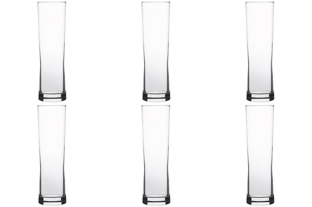 6 Set fresco di vetro-mecher 37cl, 3dl. /-/ 20,1 cm