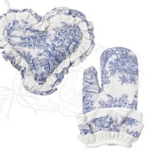 Set Guanto E Presina Etoile blu Coccole di Casa