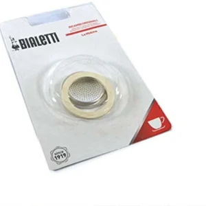 Set di 3 Guarnizioni e 1 Portafiltro 1/2 Tazza Moka Bialetti