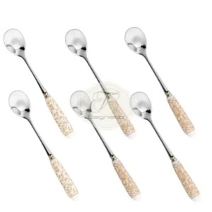 Set 6 pezzi cucchiaini campo ai fiori Brandani