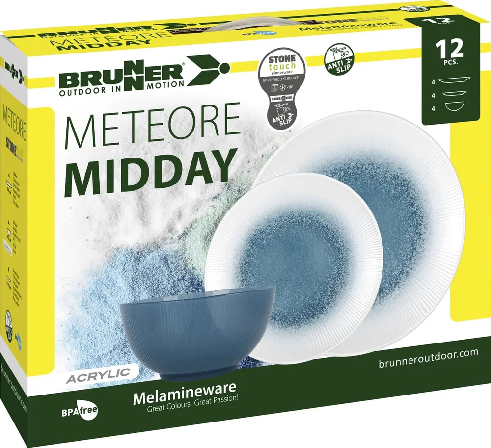 Set piatti da campeggio Brunner Midday Meteore