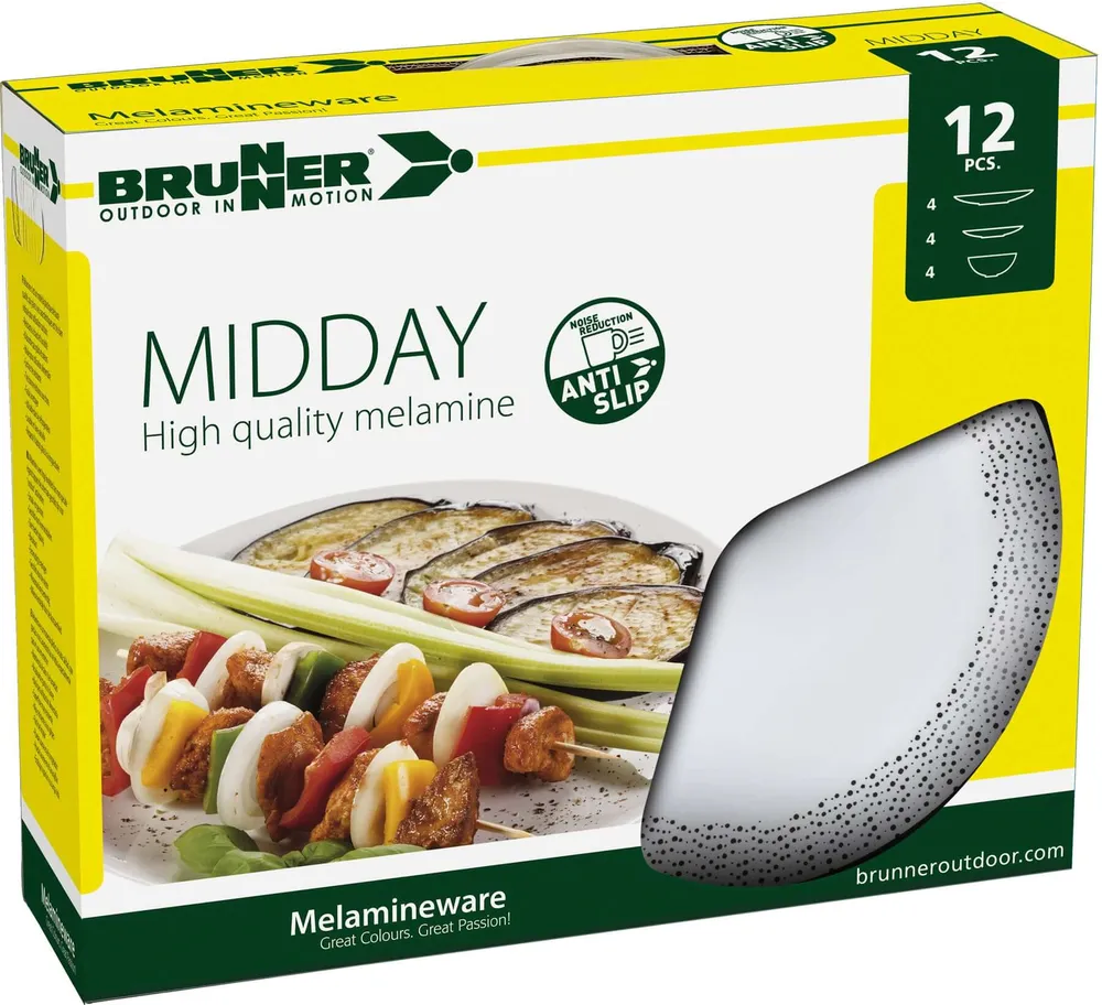 Set piatti da campeggio Brunner Midday Pralin