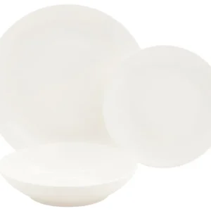Set 18 piatti Coupe Ariel Bianco