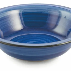 Set 6 Piatti Fondi Ø21x5 cm Gres Villa d'Este Home Tivoli New Baita Blu