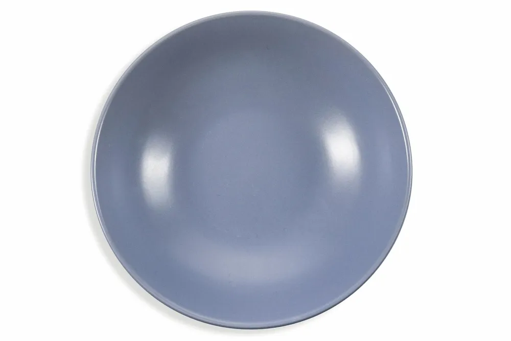 Set 6 Piatti Fondi Gres Satinato Ø20,5 cm Villa d'Este Home Tivoli Basic