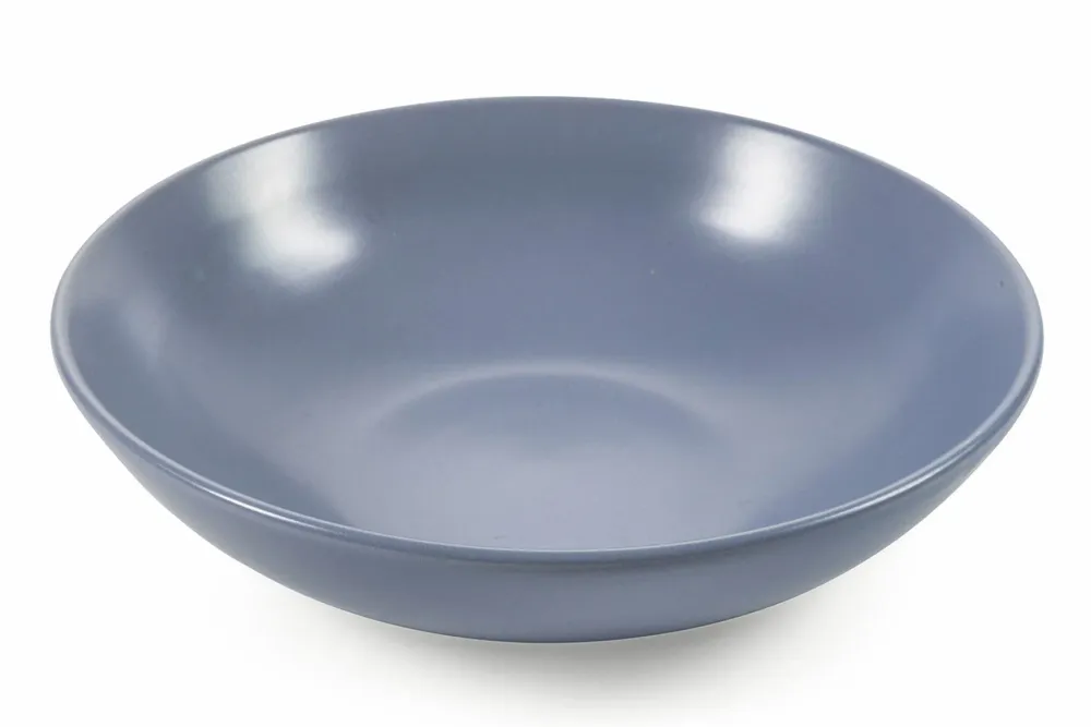 Set 6 Piatti Fondi Gres Satinato Ø20,5 cm Villa d'Este Home Tivoli Basic