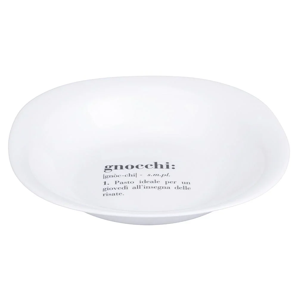 Set 6 Piatti Fondi Quadrati Colore Bianco Gnocchi Victionary – Villa D’Este