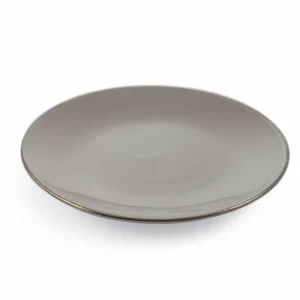 Set 6 Piatti Frutta Ø19,5x2 cm Gres Villa d'Este Home Tivoli Royal Passion Marrone