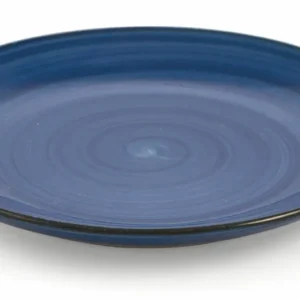 Set 6 Piatti Frutta Ø19x2 cm Gres Villa d'Este Home Tivoli New Baita Blu