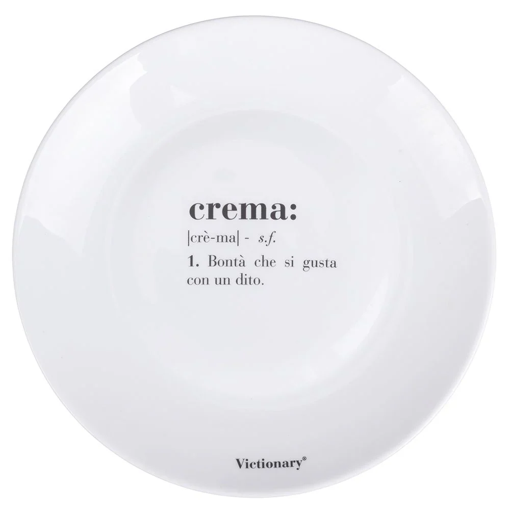 Set 6 Piatti Frutta Colore Bianco Crema Victionary Ø 20,5 cm – Villa D’Este
