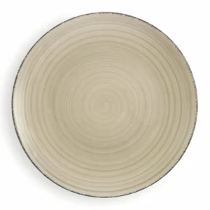 Set 6 Piatti Frutta Gres Ø19,3 cm Villa d'Este Home Tivoli Grigio New Baita
