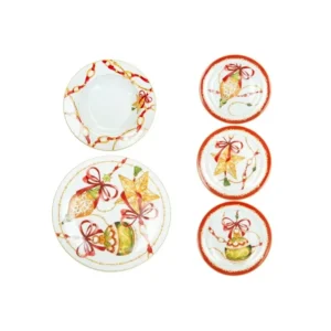 Set piatti 18 pz Gioco di Luci Porcellana Brandani