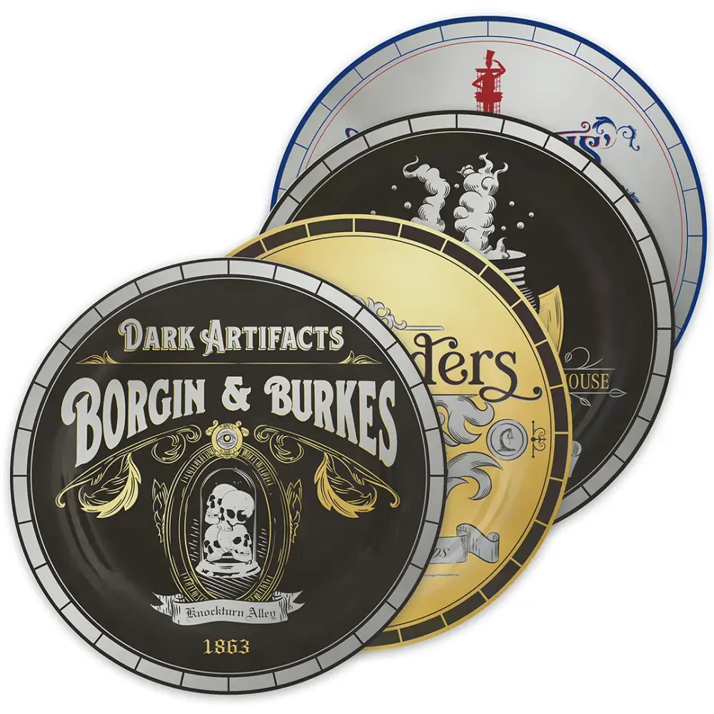 Set di piatti per negozi Harry Potter Diagon Alley (4 pezzi)