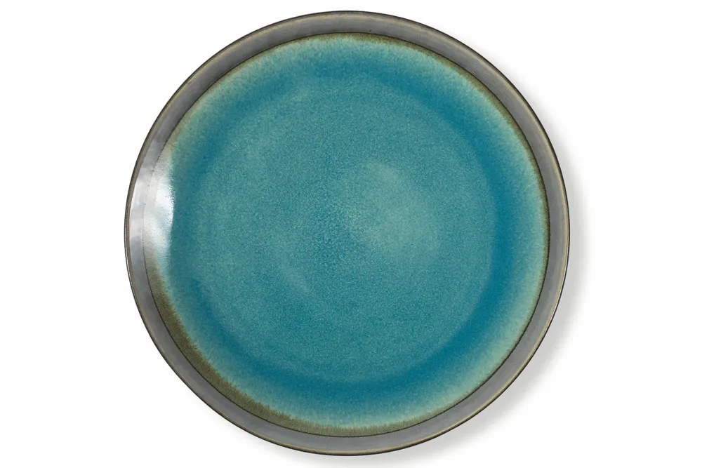Set 6 Piatti Piani Ø27,5 cm Gres Villa d'Este Home Tivoli Turchese Bahamas