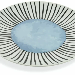 Set 4 Piatti Piani da Portata Ø31x3 cm Porcellana Villa d'Este Home Tivoli Marea
