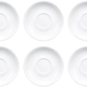 Set 6 piattini caffè Italia 14,5 cm Aligro