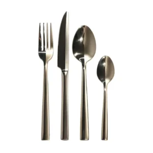 SET 24 POSATE ACCIAIO LIGHT GOLD