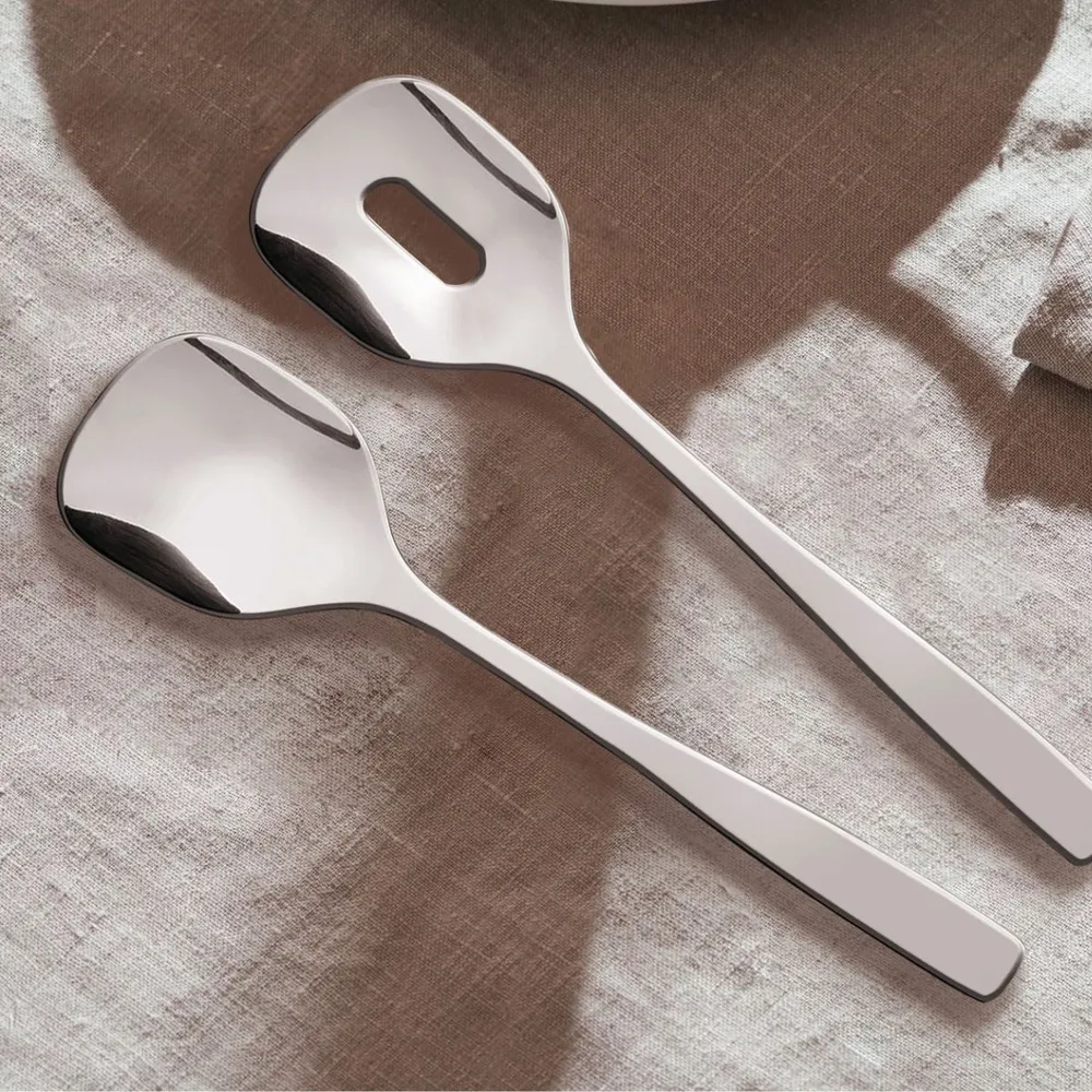 Set di 2 posate per insalata acciaio inox KFS Alessi