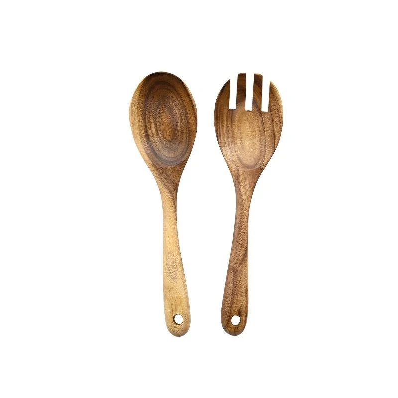 Set di Posate per Insalata Legno 2 Pezzi