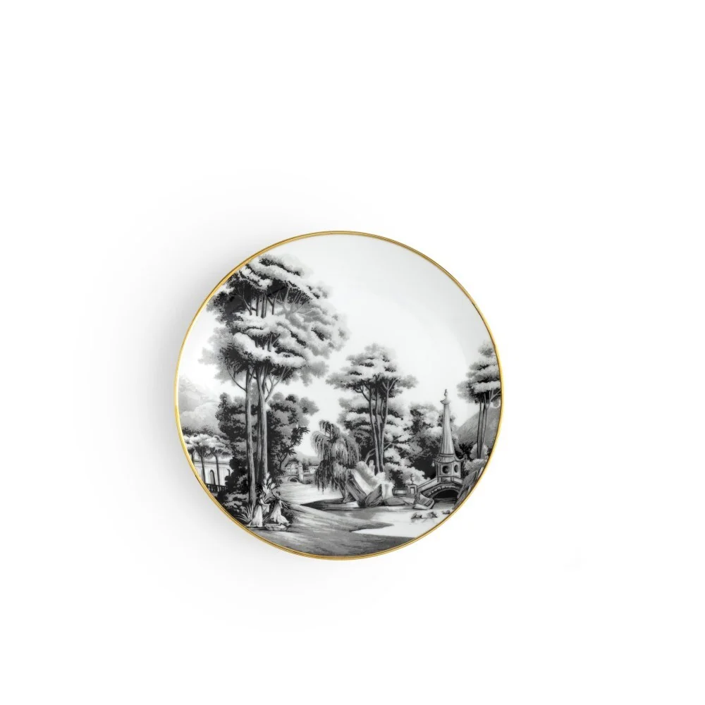 Set 2 P.Pane 17cm imperial Garden S.Voyage Weissestal