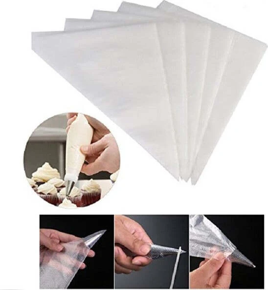 Set 50 Saccapoche Monouso Sacca Per Pasticcere Sac Poche Cake Design Da 33cm