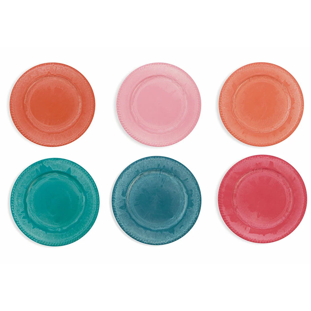 Set 6 Sottopiatti Plastica Ø 33cm Villa d'Este Maraja