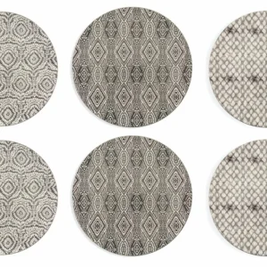 Set 6 Sottopiatti Ø33 cm Plastica Villa d'Este Home Tivoli Etnico