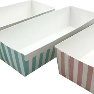 Set di 5 Stampi Carta per Plum-cake triplica strato cerato Fackelmann