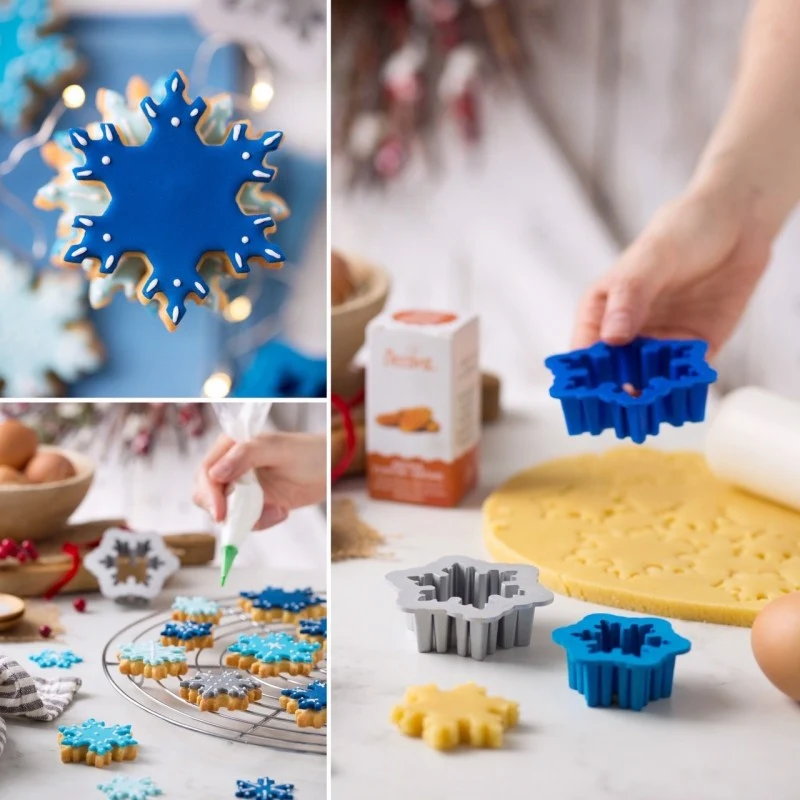 Set 3 tagliapasta frozen star plastica