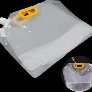 Set 2 Pz Taniche Pieghevoli Portatili Acqua Potabile 5l Borsa Contenitori Viaggi
