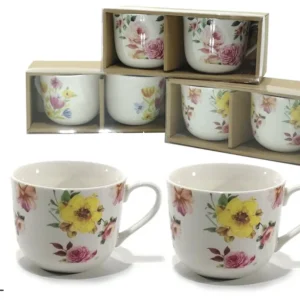 Set di 2 tazze da 43cl - disponibile 3 decori