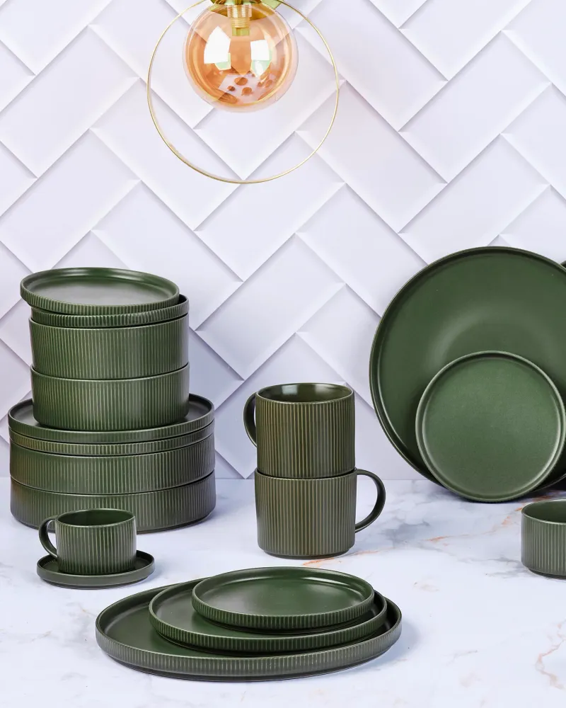 Set 4 tazze grès Scandi