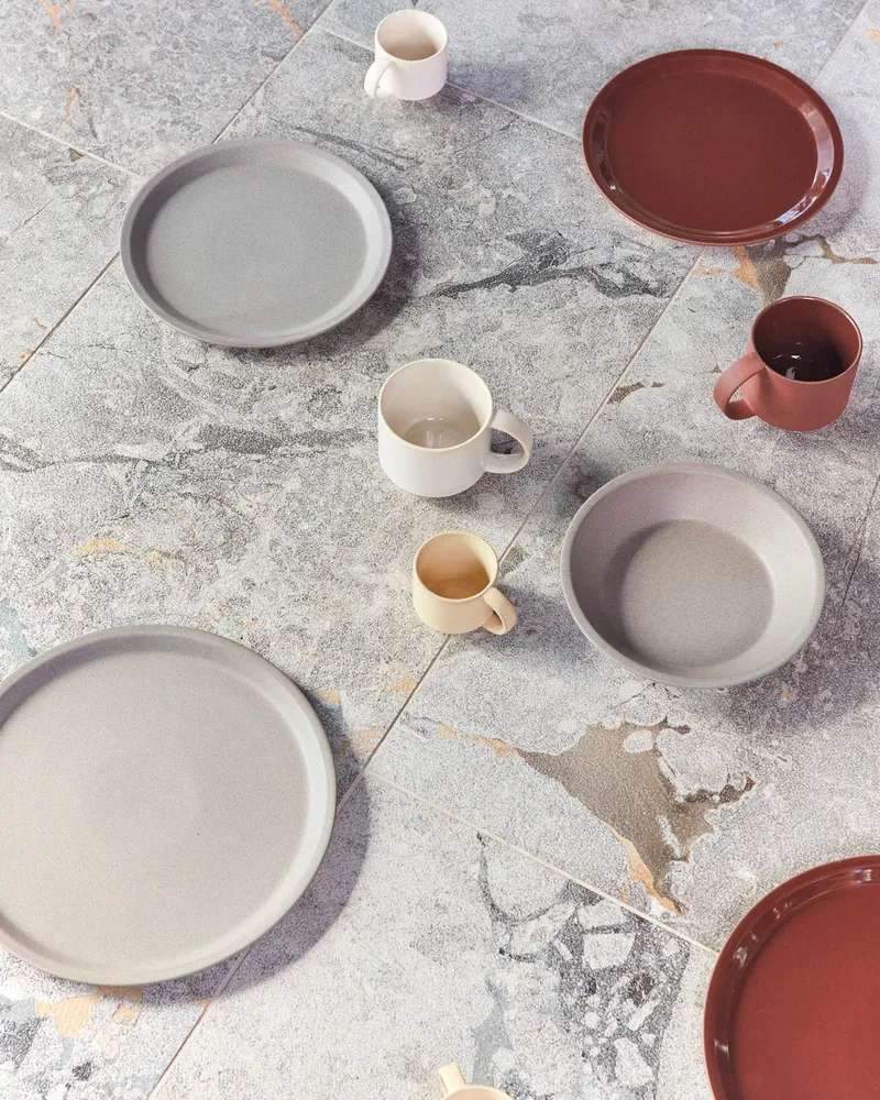 Set 2 tazze terracotta realizzate mano Yuka