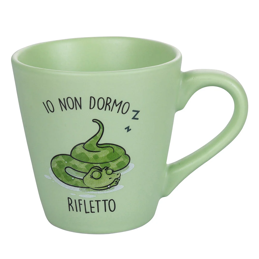 Set 6 Tazzine da Caffè Ø6,3x6,4 cm New Bone China VdE Tivoli 1996 Lazy world
