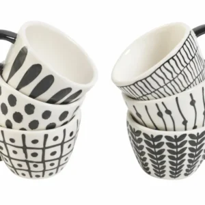 Set 6 Tazzine Caffè Gres 90 ml Villa d'Este Home Tivoli Masai Black